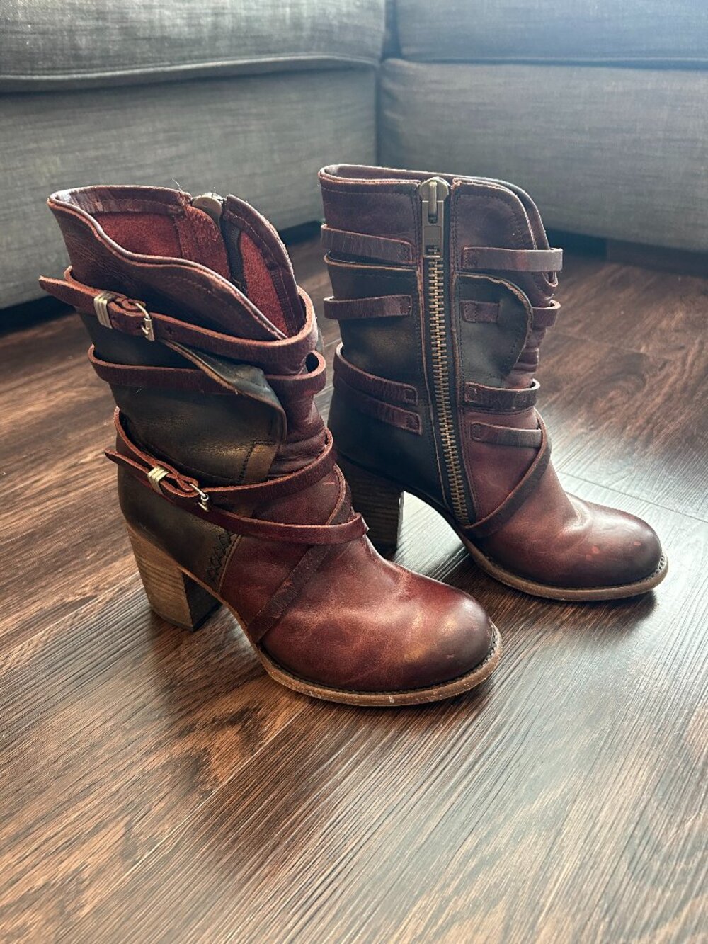 Freebird Baker | Heeled Leather Boot